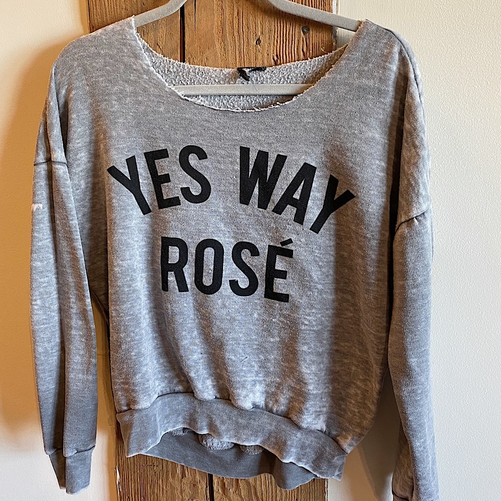 Yes Way Rose Lounge Graphic Sweater